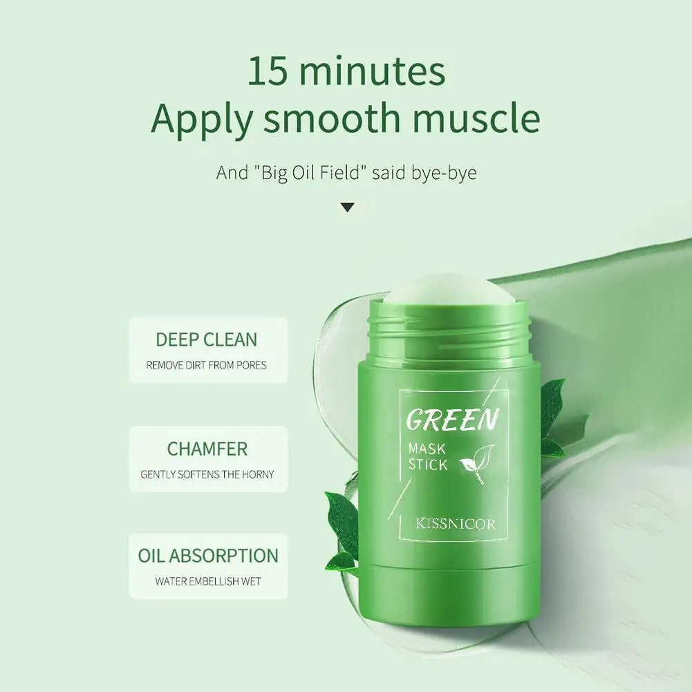 Green Tea Poriën Stick – Diepe Reiniging voor de T-zone
